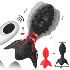 Recharge Adult Rotating Anal Vibrator Prostate Massager Anal Butt Plug Powerful