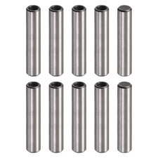 M5 Internal Thread Dowel Pin 10pcs 8x35mm Chamfering Flat Carbon Steel Pin