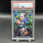 Drake Maye 2024 Panini Prizm Prizmatic - Green Ice #2 (RC) PSA 8 Patriots