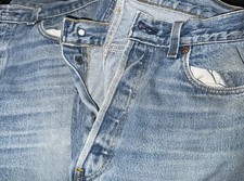 Vintage Levi s 501 XX Red Tab Jeans Button Fly Made In USA Mens Size 35 x 31