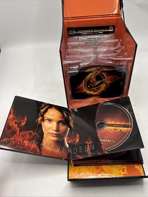 The Hunger Games Collector's Edition 4Disc Box Set Blu-ray DVD Paperweight (122)
