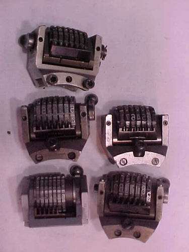 5 LETTERPRESS NUMBERING MACHINES ATLANTIC ROBERTS C3 - Picture 6 of 12