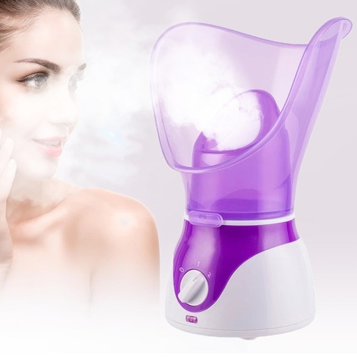 Purple Facial Steamer Spa Pores Steam Sprayer Sauna Skin Mist~Clean Beauty Face. - Picture 8 of 12