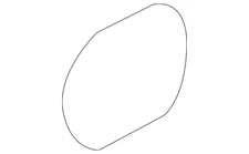 Genuine GM Engine Coolant Thermostat Housing Seal 55578957