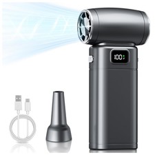 Compressed Air Duster, Electric Air Duster with 6-Gear Adjustable Speed 600...