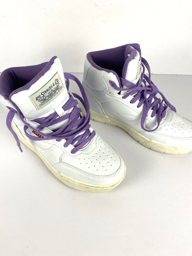 Levi's Damen Hi-Top veganes Kunstleder Freizeit Schnürschuh Sneaker Schuhgröße 7 - Bild 2 von 7