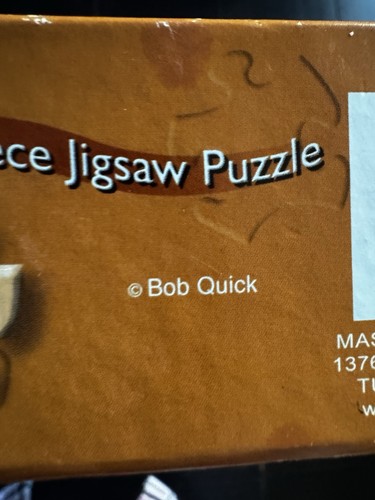 Master Pieces Puzzle RUNNING THE SACRED CLIFFS by Bob Quick 1000 Piece Horses - Picture 4 of 5