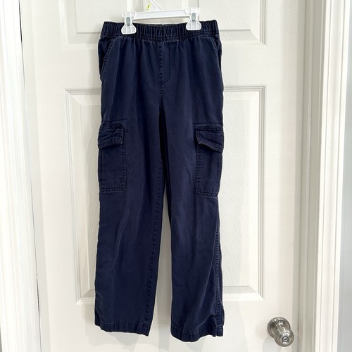 The Children's Place Boys Cargo Pants Sz 10 Bundle Navy Pull On Adjustable Waist - Picture 7 of 17