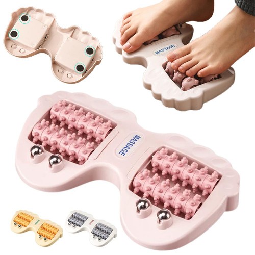 Tragbare Doppel Fußmassagerolle Multimodale Massage Therapie Plantar Rollenα - Bild 3 von 20