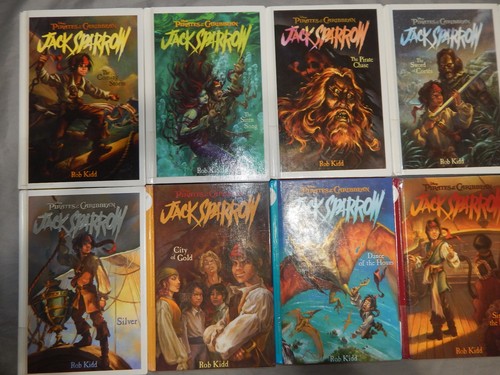 10 jack sparrow books  1 2 3 4 5 6 7 9 12 rob kidd LOT ex-library HARDCOVER - Picture 6 of 14