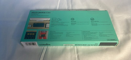 Logitech K380 Universal Multi-Device Portable Bluetooth Keyboard Factory Sealed - Picture 2 of 3