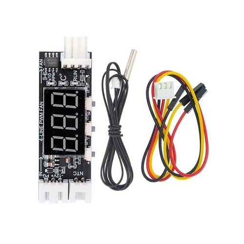 12-V-PWM-4-Draht-LüFtertemperaturregelung, Geschwindigkeitsregler, Chassis-2246 - Afbeelding 4 van 10