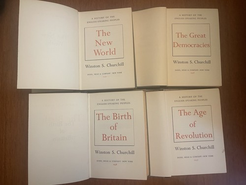 Eine Geschichte der englischsprachigen Völker - Winston Churchill 1957 58 59 (4 Bde) - Bild 2 von 2