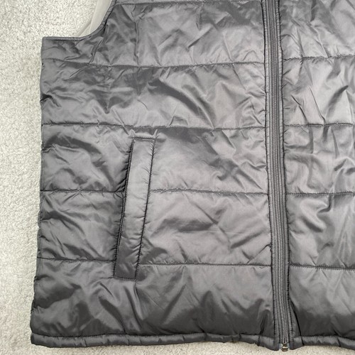 Ariat Reversible Puffer Vest Men 2XL Black/Gray Zip Windbreaker Western Workwear - Picture 5 of 18