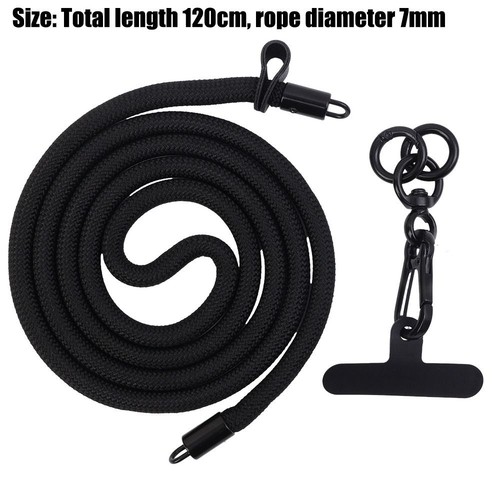 1Pcs Climbing Crossbody Phone Strap 120cm Long Neck Band Cord Chain - Photo 13 sur 16