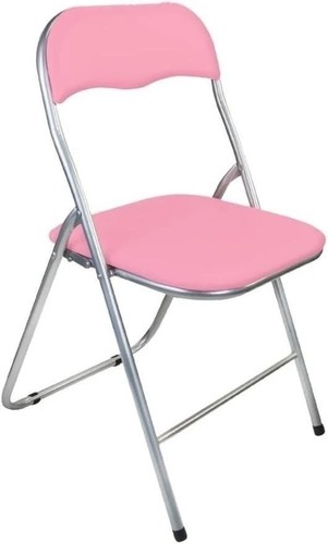 Stackable Folding Square Chair Soft Padded Seat Foldable Lightweight Home Office - Picture 23 of 30