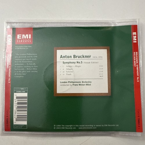 Sym 5 by Franz Welser-M St (CD, 2003) - Picture 2 of 2