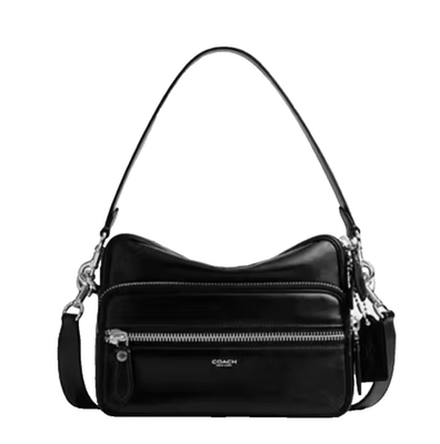 Coach Dakota Crossbody Bag Black Leather Shoulder Purse Women