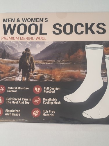 Premium Merinowolle Socken-Pack 3 Paar Größe M/L Herren 10-13 Damen 11-14 Neu im Karton - Bild 4 von 9