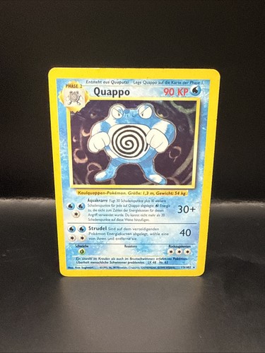 Pokemon Poliwrath 13/102 Unlimited Base Set QUAPPO GERMAN Pokemon - Picture 4 of 7