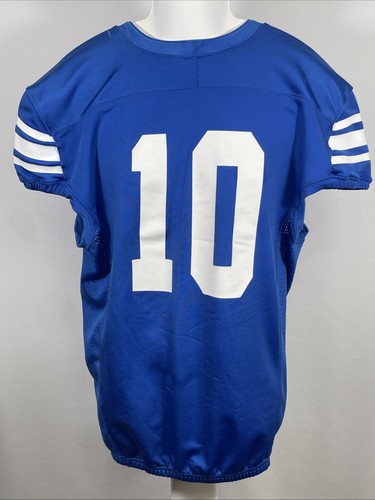 Vtg NIKE UK Kentucky Wildcats Football Jersey Blue Mens L #10 Game Worn Style - Picture 6 of 14