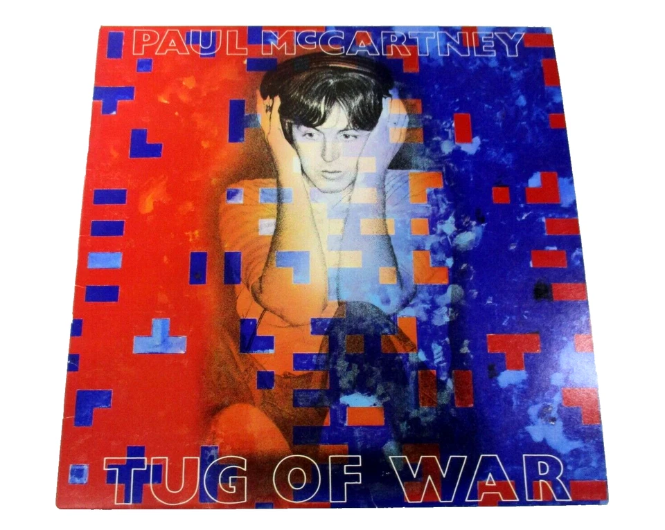 Paul McCartney Tug Of War 33RPM EMI Records PCTP 259 1982 + Lyric Sheet Tested - Image 4 of 4