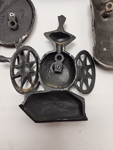 1960's MCM Lot of 4 Vintage Sexton Cast Metal Wall Hangers Early American TC8 - Picture 5 of 6