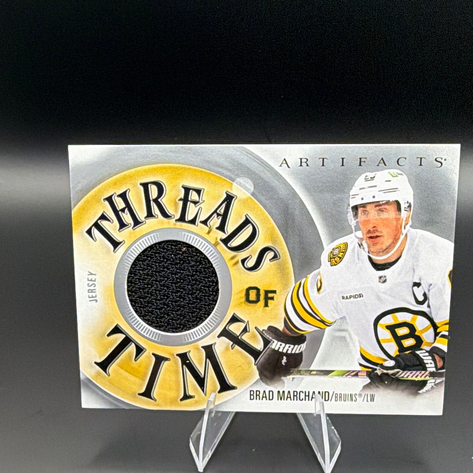 Upper Deck 2026-27 Artifacts Threads of Time Brad Marchand MEM #TT-MA