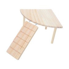 Reusable Wooden Hamster Climbing Ladder Platform for Small Animal Cage