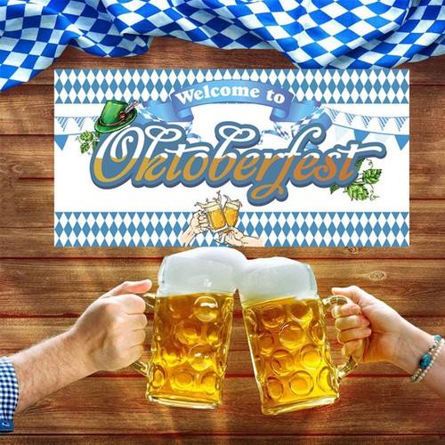 Germany Munich Beer Festival Party Fabric Background Banner - Bild 11 von 29