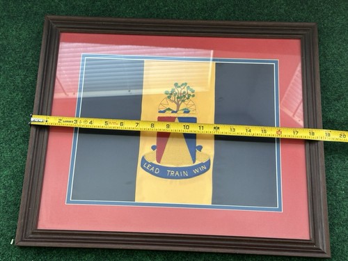 U.S. Army National Training Center's Framed Flag 18.5” x 15.5” - Picture 5 of 7