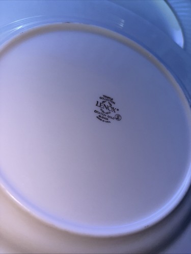 4 Lenox Citation Gold Temple Collection 10 7/8" Dinner Plates Excellent - Picture 13 of 15