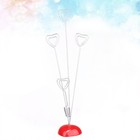  Heart Shaped Desk Notes Folder Clips Wedding Favors Place Holder Table Photo