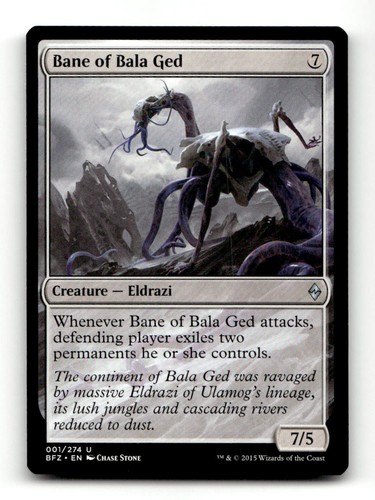 Bane of Bala Ged Battle for Zendikar #1 Magic the Gathering - Picture 1 of 2