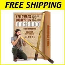 Unique Eucalyptus Didgeridoo - Key of C to E, Handcrafted