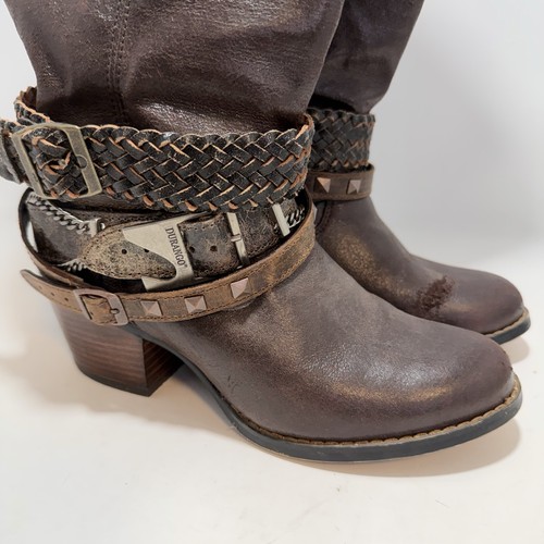 Durango Philly 14" Lifestyle Accessorized Western Cowgirl Tall Boots Womens sz 6 - Picture 2 of 13