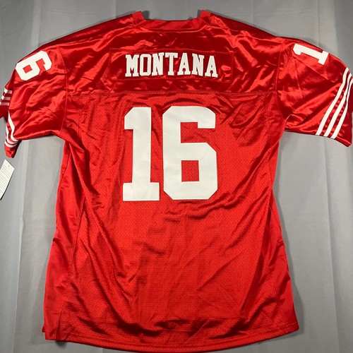 Mitchell & Ness Joe Montana 1989 San Francisco 49ers Jersey Men’s 56 - 2XL #16 - Picture 3 of 15
