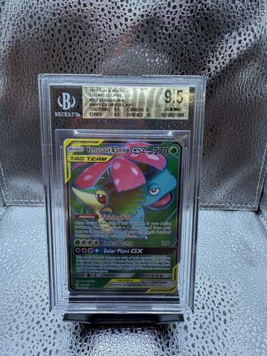 Venusaur & Snivy-GX graded BGS 9.5 for sale on eBay