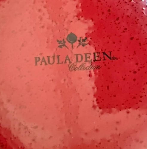 Paula Deen Signature Speckled Dark Burgundy Enamel Tea Kettle Pot Stove Top - Picture 7 of 12