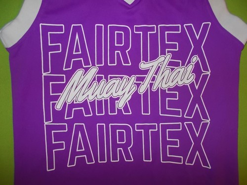Jersey FAIRTEX MUAT THAI (S) ¡PERFECTO!!! Camisa púrpura mma bjj ufc gimnasio fitness - Imagen 3 de 6