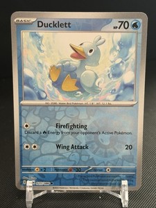 Pokemon TCG - Ducklett - 025/086 - (Reverse Holo) - SV: White Flare