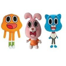 The Amazing World of Gumball  Darwin Anais  25CM Soft Plush Toys Kids Doll Gifts