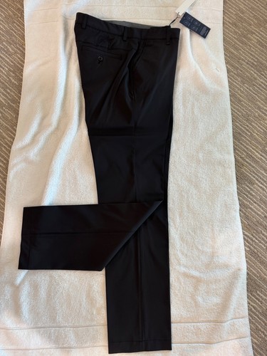 Neu mit Etikett Boston Scott Links Collection Golfhose schwarz 32 x 32