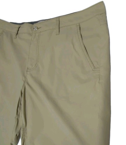 Weatherproof Vintage Men Trail Shorts 38 Straight Fit Zip Pockets Mid Rise Beige - Picture 4 of 10