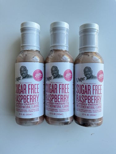 G Hughes zuckerfreies Himbeerdressing (3er Pack) 12 Unzen Flaschen - Bild 1 von 5