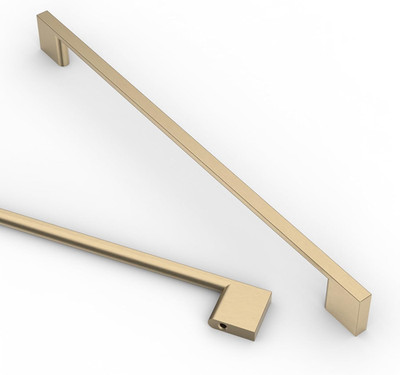 10 Pack 10 Inch(256Mm) Brushed Brass Kitchen Cabinet Handles, Cabinet Pulls Kitc