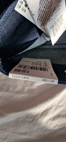 Herren Replay Jeans 32 Taille 32 Länge Brandneu - Bild 7 von 14