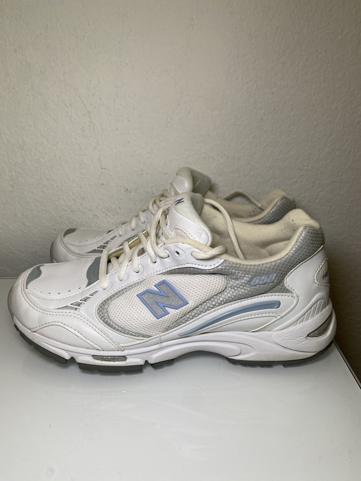 SAOLA New Balance WW658WB Scarpe da Passeggio Supporto Hypalon Suola Assorbente Donna 8 Bianco