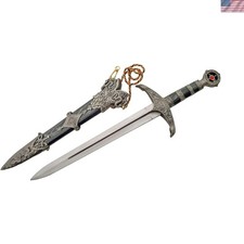 18.5" Stainless Steel Medieval Lords Dagger - Ideal for Display  Costumes