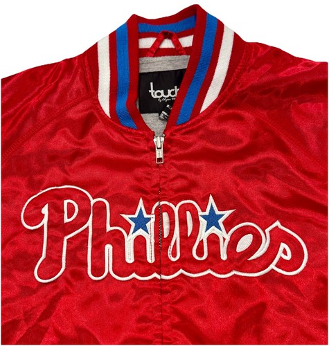 Philadelphia Phillies MLB Satin Full Zip Jacke - Größe Youth Medium - Bild 2 von 7